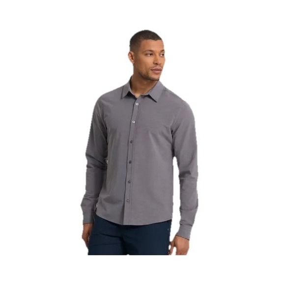 Vuori  Button Down Shirt Men's S Long Sleeve Stretch Comfortable Performance - Picture 4 of 14